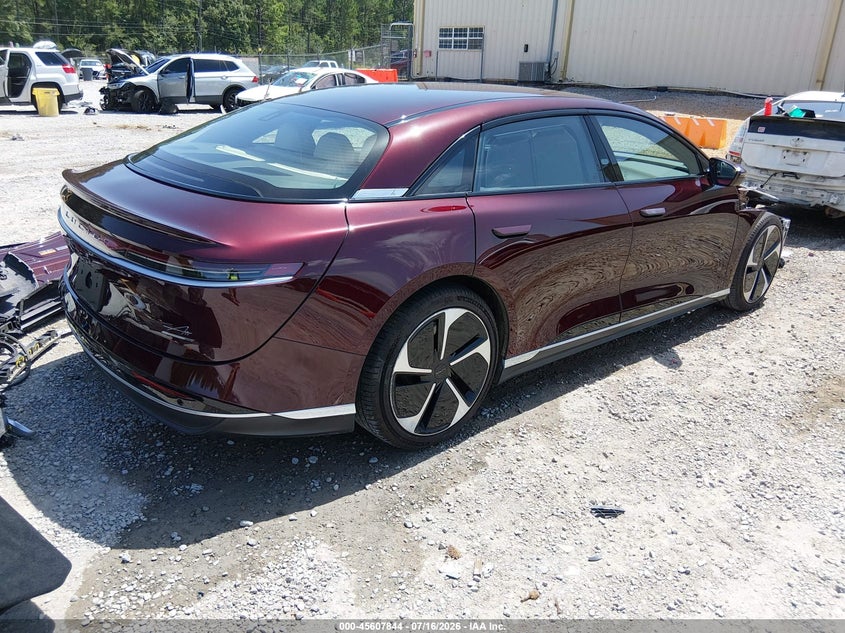 Vin: 50ea1tea3pa003771, lot: 46106267, lucid air touring 20234