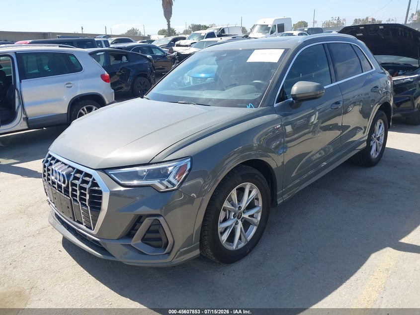 Vin: wa1decf35r1123767, lot: 46106276, audi q3 premium 45 tfsi s line quattro tiptronic 20242