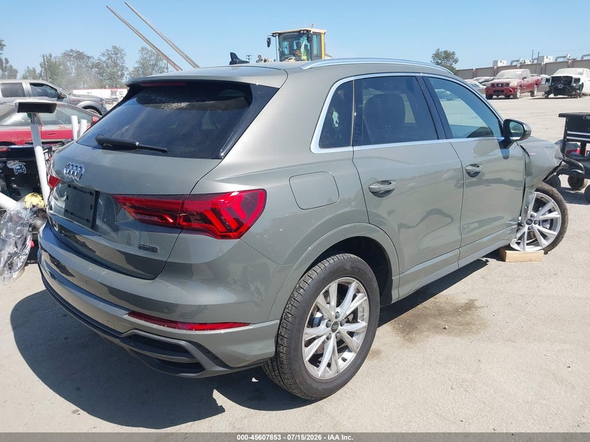 Vin: wa1decf35r1123767, lot: 46106276, audi q3 premium 45 tfsi s line quattro tiptronic 20244