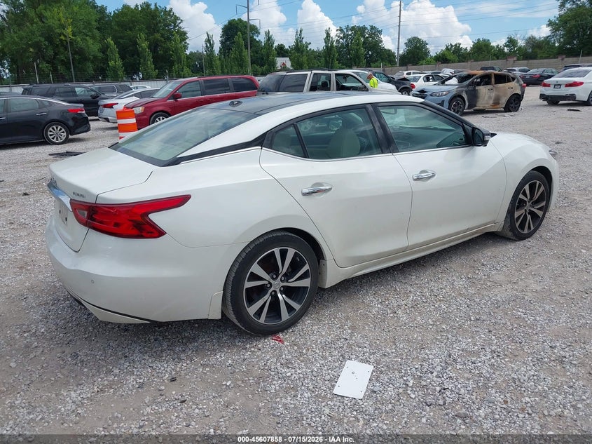 Vin: 1n4aa6ap9hc455624, lot: 46106281, nissan maxima 3.5 platinum 20174