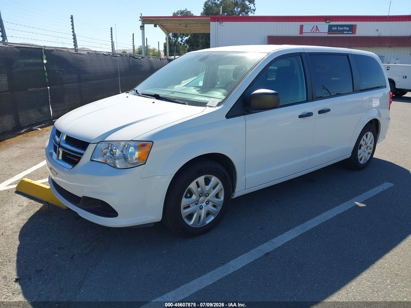 2019 Dodge Caravan, Обычный износ, IAAI, VIN 2C4RDGBG4KR571689 — фото 2