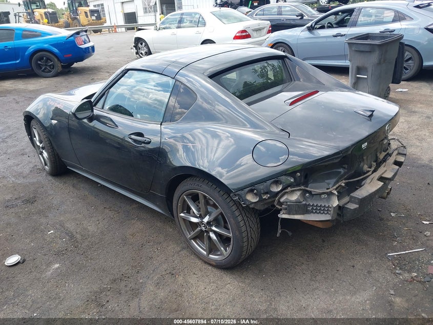 Vin: jm1ndam7xm0452714, lot: 46106317, mazda mx-5 miata rf grand touring 20213