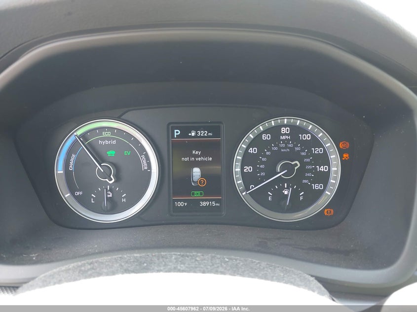 2018 Hyundai Sonata Hybrid Se VIN: KMHE24L3XJA085806 Lot: 45607962