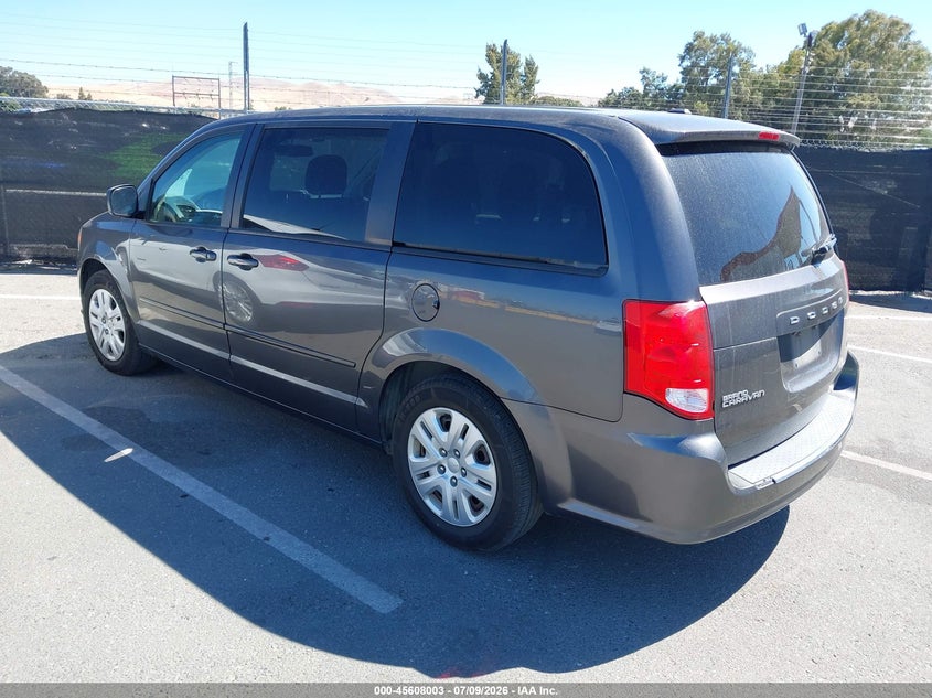 Vin: 2c4rdgbg0hr827979, lot: 46106426, dodge grand caravan se 20173