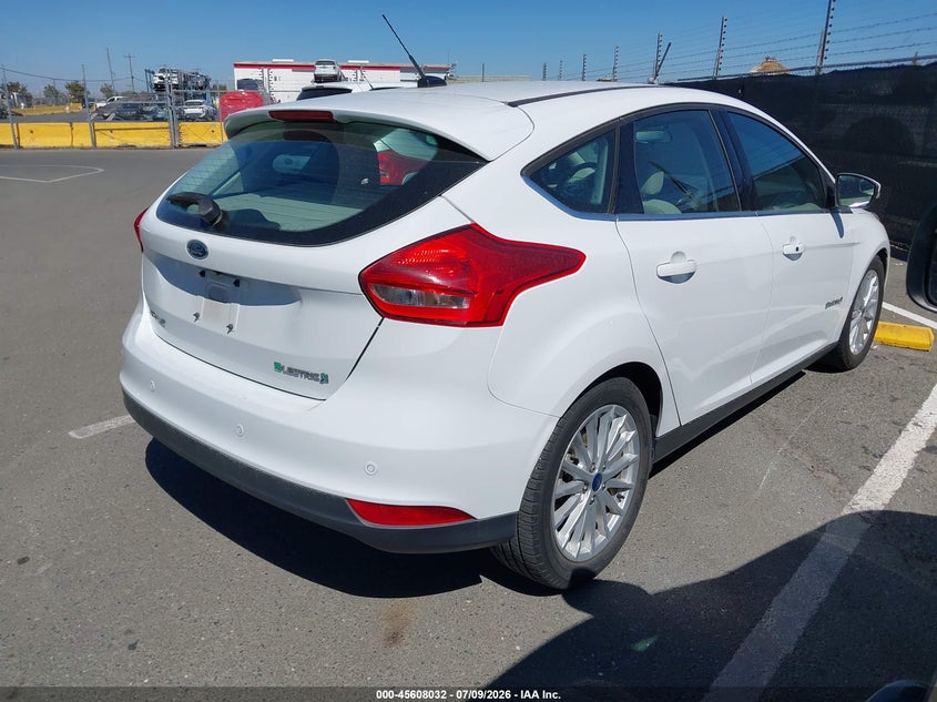 Vin: 1fadp3r49jl296131, lot: 46106455, ford focus electric 20184