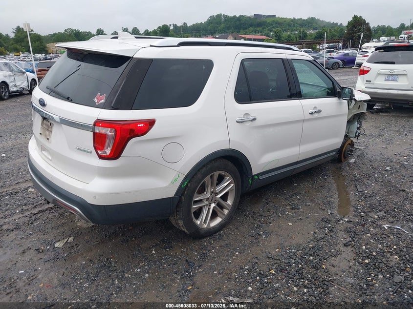 Vin: 1fm5k7fh6hgd19553, lot: 46106456, ford explorer limited 20174