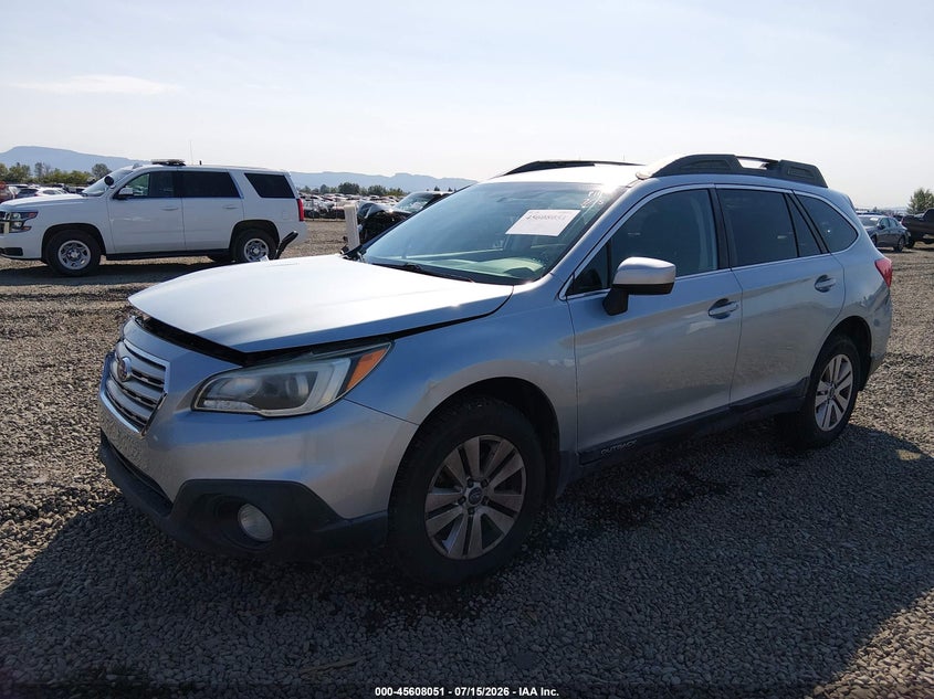 Vin: 4s4bsacc1f3350688, lot: 46106474, subaru outback 2.5i premium 20152