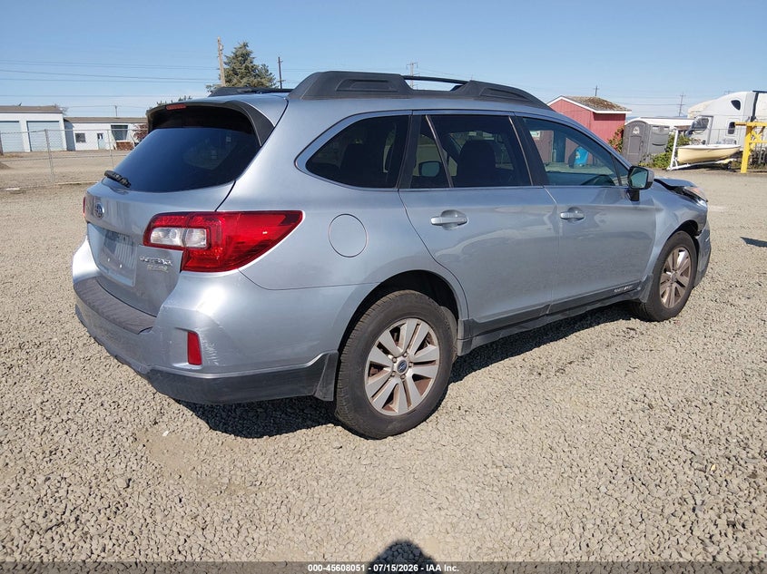 Vin: 4s4bsacc1f3350688, lot: 46106474, subaru outback 2.5i premium 20154
