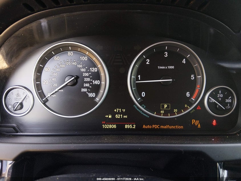 2015 BMW X5 xDrive35D VIN: 5UXKS4C55F0J99426 Lot: 45608090