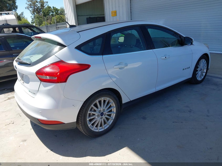Vin: 1fadp3r40jl296129, lot: 46106534, ford focus electric 20184