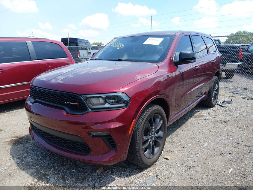 Vin: 1c4rdjdg7mc837454, lot: 46106535, dodge durango gt plus awd 20212