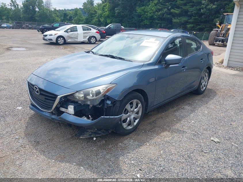 Vin: jm1bm1t78g1316973, lot: 46106611, mazda mazda3 i sport 20162