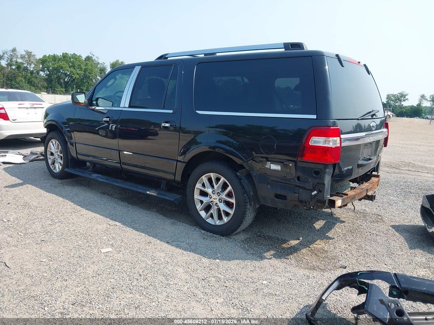 Vin: 1fmjk2atxfef45990, lot: 46106635, ford expedition max limited 20153