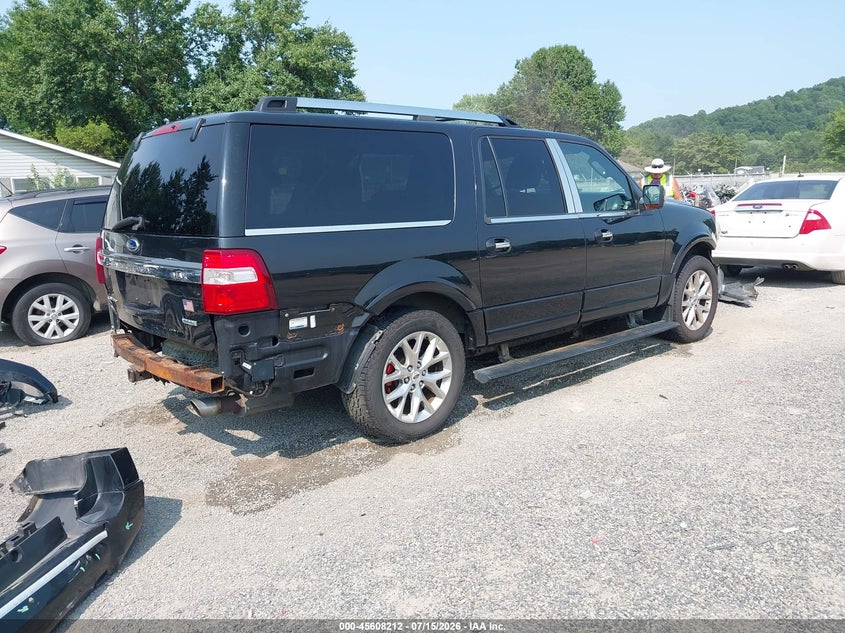 Vin: 1fmjk2atxfef45990, lot: 46106635, ford expedition max limited 20154