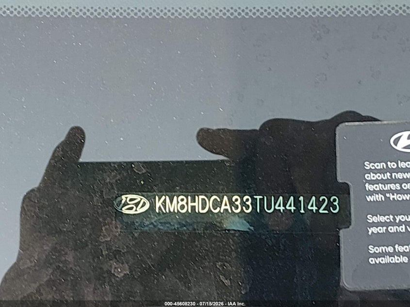 2026 Hyundai Kona Sel Premium VIN: KM8HDCA33TU441423 Lot: 45608230