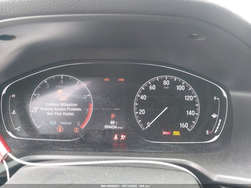 2018 HONDA ACCORD auction photo 7