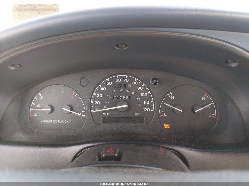 1996 FORD RANGER COUPE 2.3L I4 FI OHV F