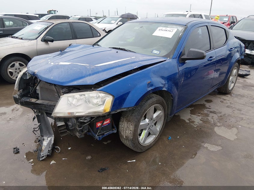 Vin: 1c3cdzab2dn613398, lot: 46106784, dodge avenger se 20132