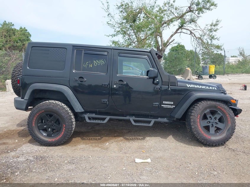 2015 Jeep Wrangler Unlimited Sport VIN: 1C4HJWDG8FL601870 Lot: 45608481
