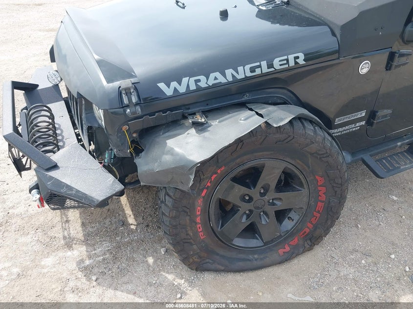2015 Jeep Wrangler Unlimited Sport VIN: 1C4HJWDG8FL601870 Lot: 45608481