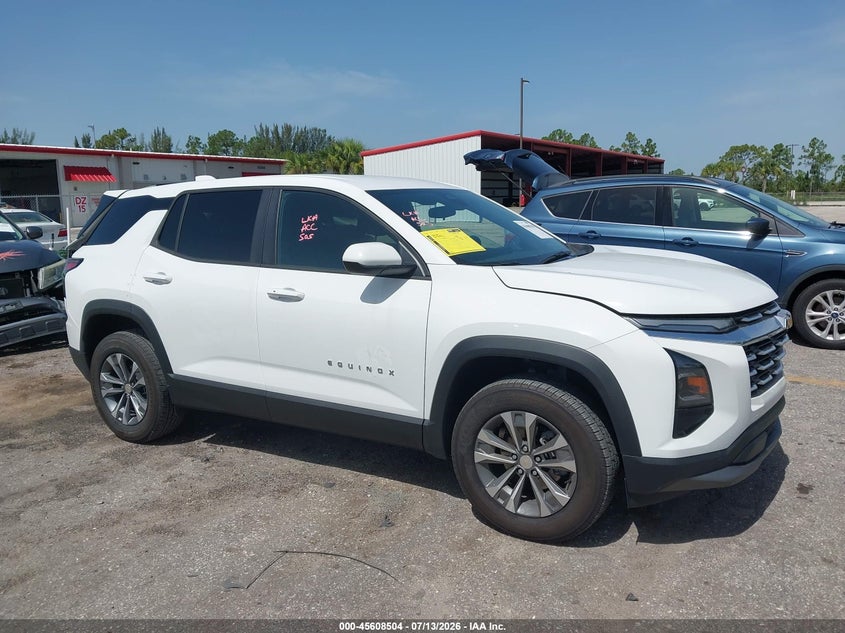 2026 Chevrolet Equinox Fwd Lt, Удар сзади, IAAI, VIN 3GNAXHEG6TL285144