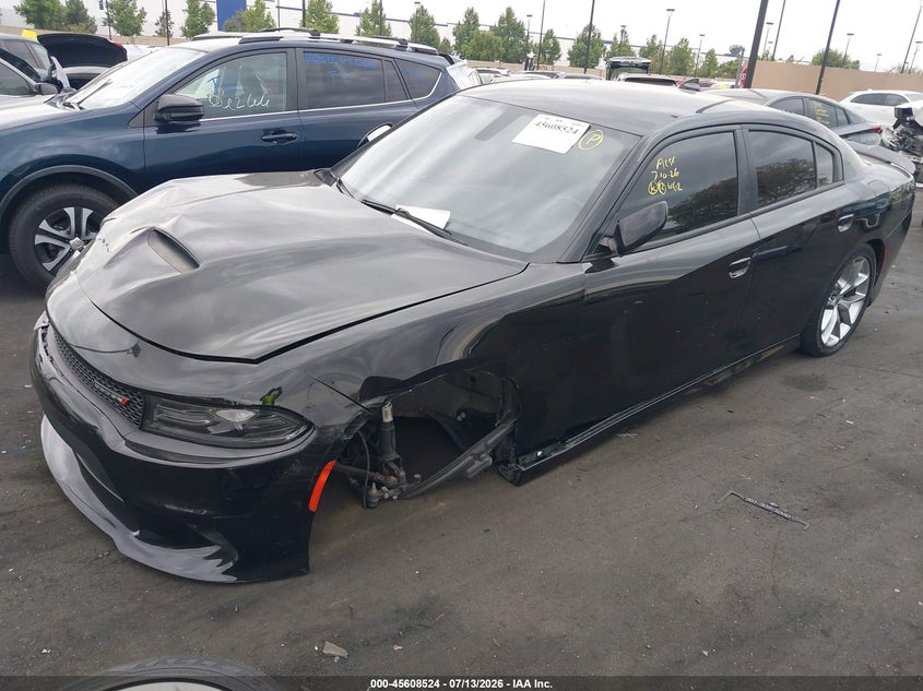 2020 Dodge Charger, Left Front, IAAI, VIN 2C3CDXHG6LH199457 — photo 2