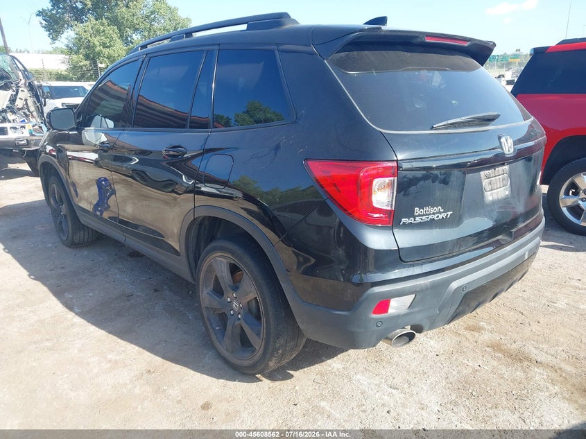 Vin: 5fnyf8h06lb017251, lot: 46106985, honda passport awd elite 20203