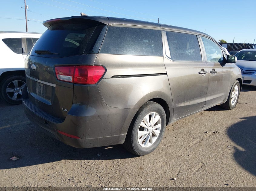Vin: kndmb5c15j6389147, lot: 46107045, kia sedona lx 20184