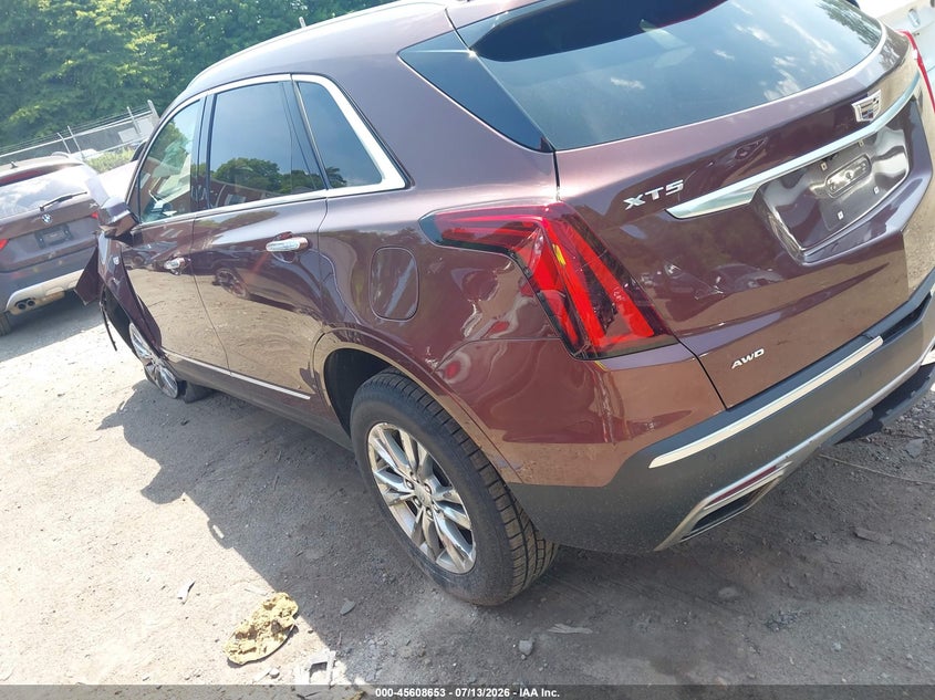 Vin: 1gykndrs4nz107085, lot: 46107076, cadillac xt5 awd premium luxury 20223
