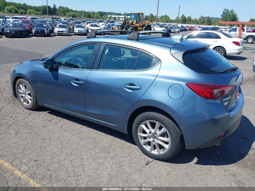 Vin: jm1bm1m76f1240683, lot: 46107077, mazda mazda3 i grand touring 20153