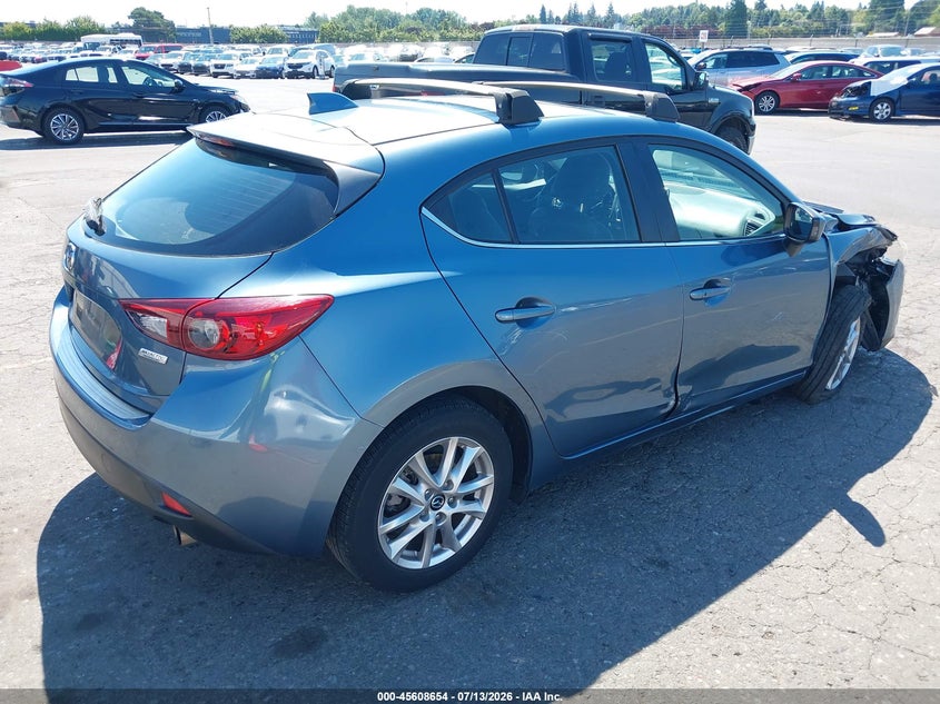 Vin: jm1bm1m76f1240683, lot: 46107077, mazda mazda3 i grand touring 20154