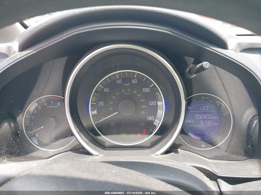 2019 Honda Fit Lx VIN: 3HGGK5H43KM728653 Lot: 45608687