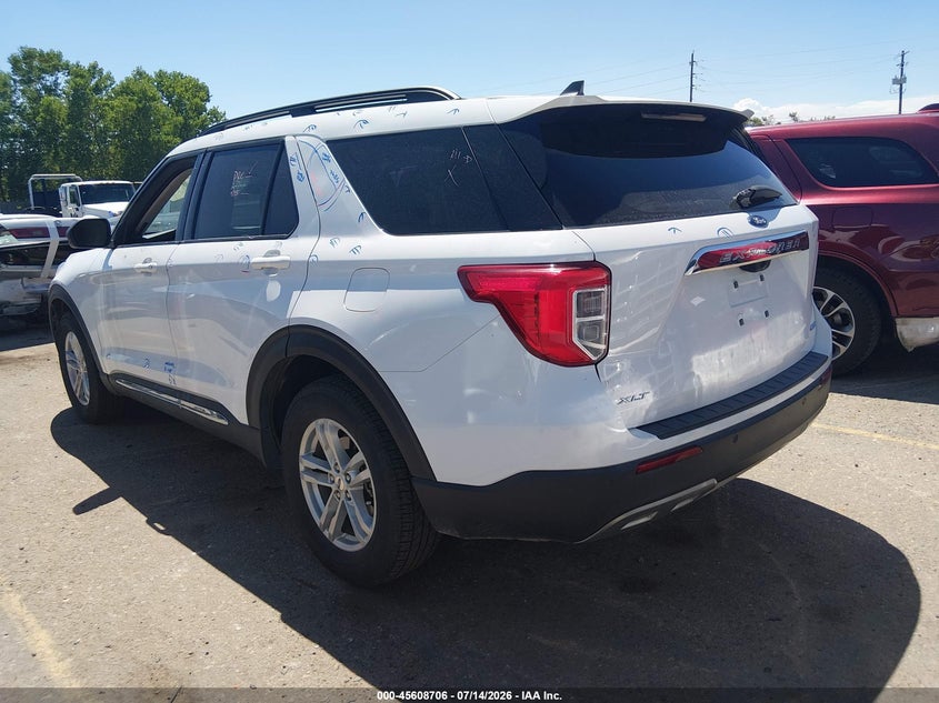 Vin: 1fmsk8dh9pga56212, lot: 46107129, ford explorer xlt 20233