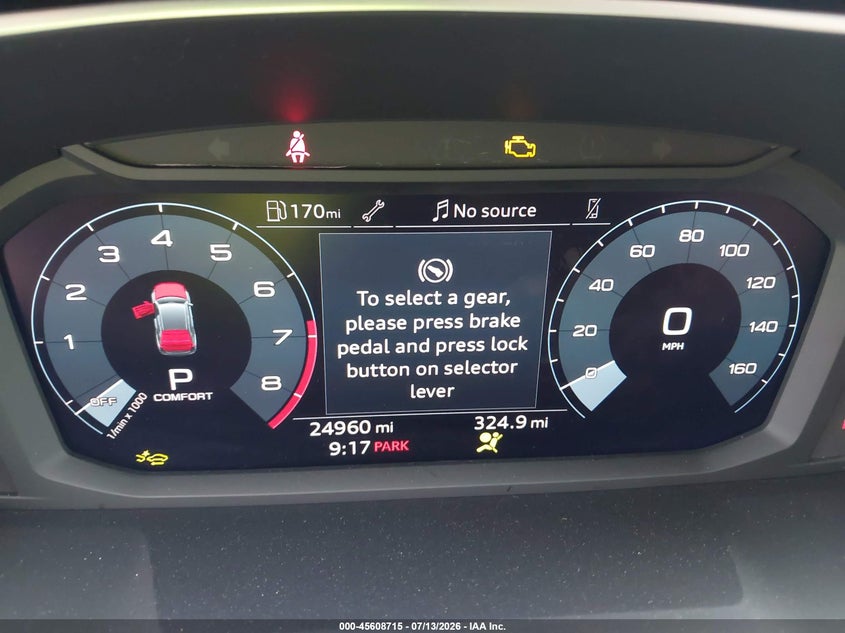 2025 Audi Q3 Premium 45 Tfsi S Line Quattro Tiptronic VIN: WA1DECF3XS1087581 Lot: 45608715
