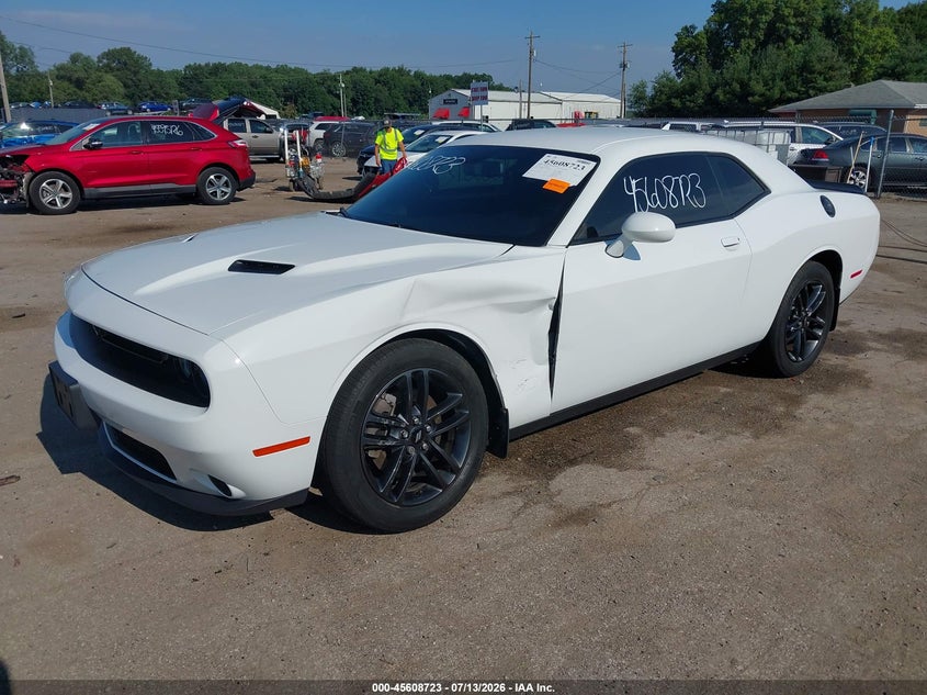 2019 Dodge Challenger, Левый бок, IAAI, VIN 2C3CDZGGXKH547272 — фото 2