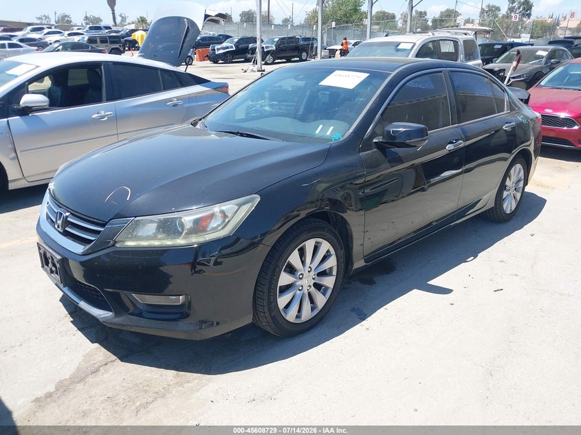 2013 Honda Accord, Удар ззаду, IAAI, VIN 1HGCR3F8XDA043585 — фото 2