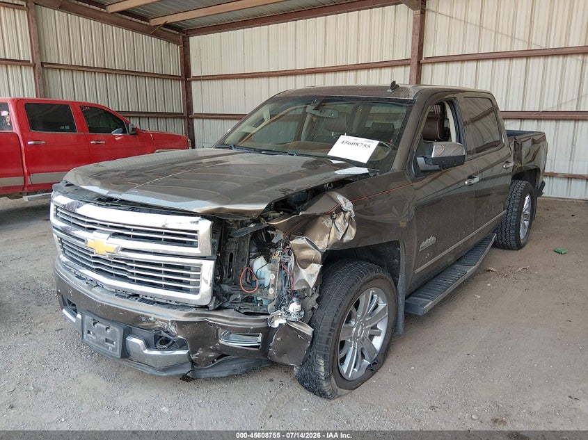 2014 Chevrolet Silverado, Левый бок, IAAI, VIN 3GCUKTEC3EG307424 — фото 2