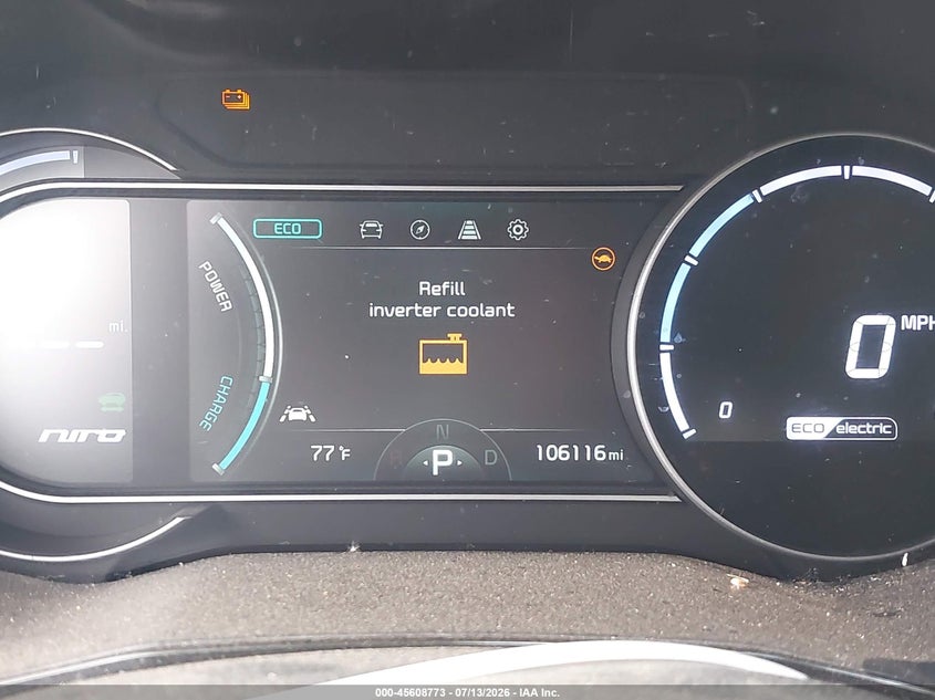 2020 Kia Niro Ev Ex Premium VIN: KNDCE3LG5L5064101 Lot: 45608773