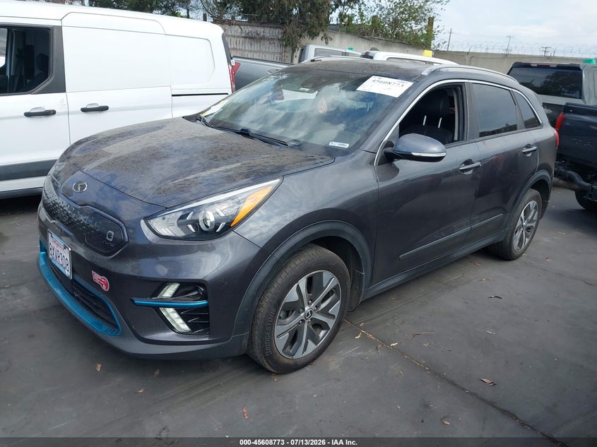 Vin: kndce3lg5l5064101, lot: 46107196, kia niro ev ex premium 20202