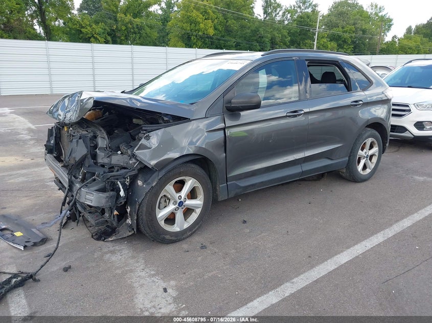 Vin: 2fmtk3g93fbc41129, lot: 46107218, ford edge se 20152