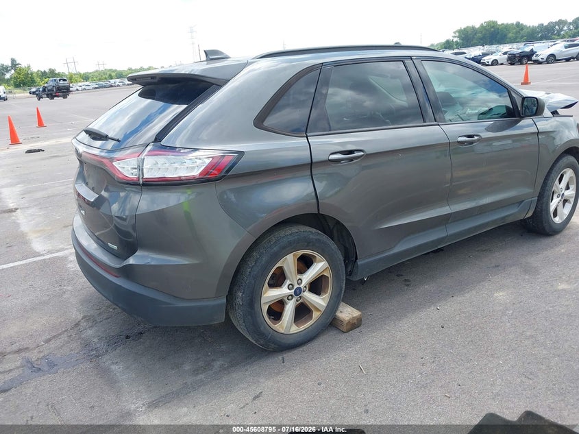 Vin: 2fmtk3g93fbc41129, lot: 46107218, ford edge se 20154