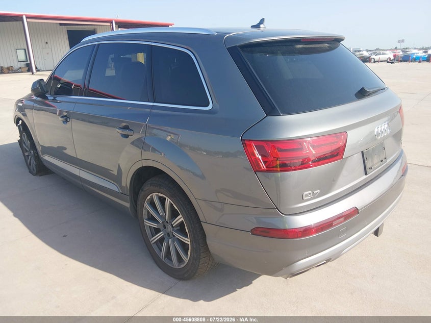 Vin: wa1vaaf71jd025278, lot: 46107231, audi q7 3.0t premium 20183
