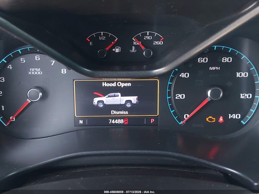 2019 Chevrolet Colorado Z71 VIN: 1GCGTDENXK1117938 Lot: 45608859