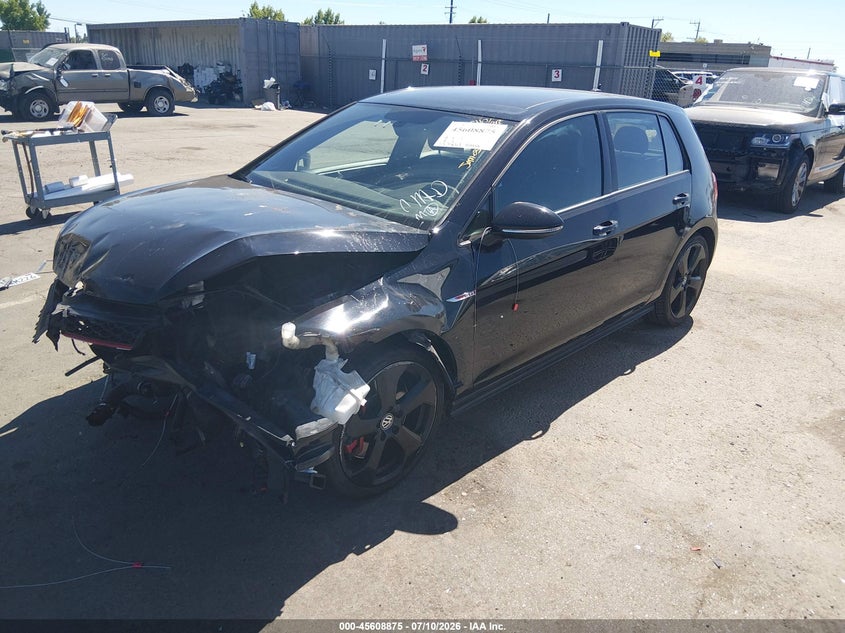2017 Volkswagen Golf Gti Se 4-Door, Удар спереди, IAAI, VIN 3VW447AU0HM005303 — фото 2
