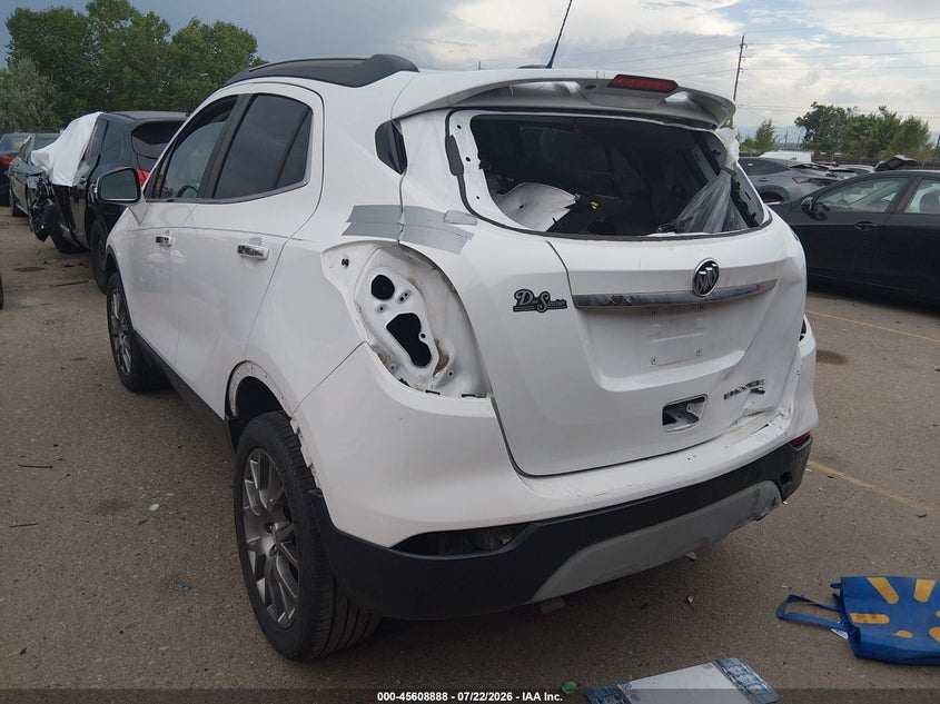 Vin: kl4cj2sb3kb904737, lot: 46107311, buick encore awd sport touring 20193