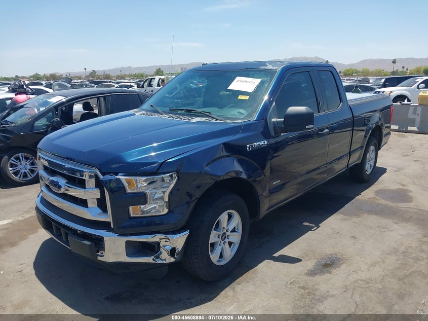 2016 Ford F-150, Left Front, IAAI, VIN 1FTEX1CP1GKD44550 — photo 2