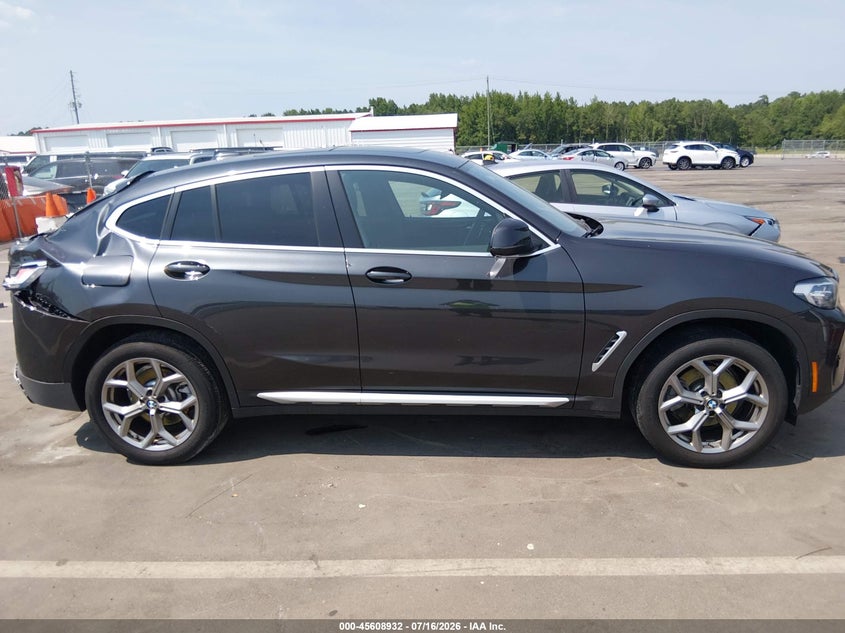 2022 BMW X4 xDrive30I VIN: 5UX33DT0XN9M96885 Lot: 45608932