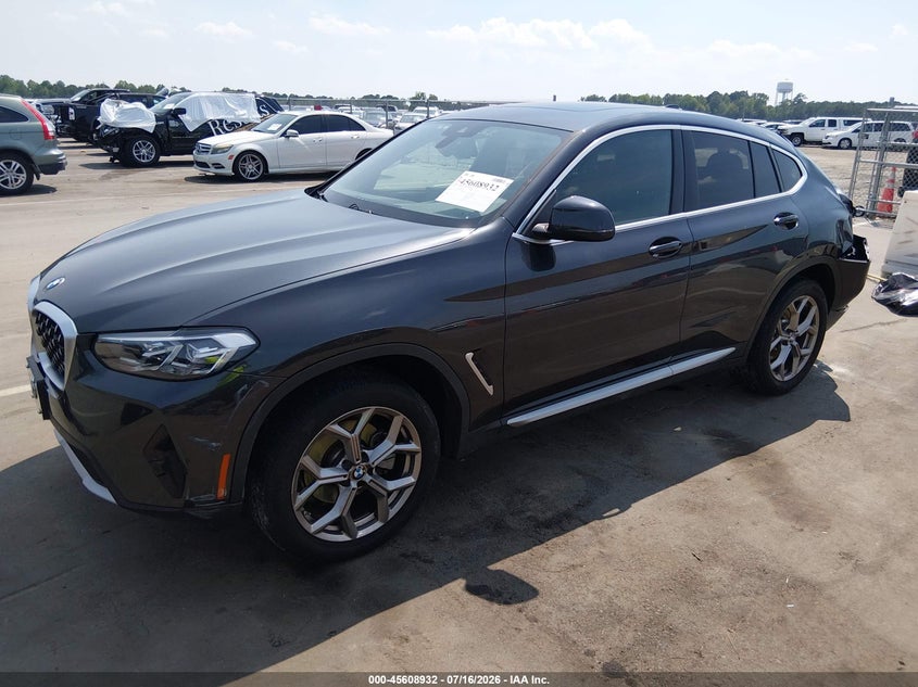 Vin: 5ux33dt0xn9m96885, lot: 46107355, bmw x4 xdrive30i 20222