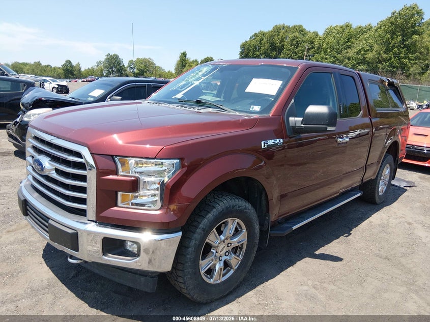2017 Ford F-150, Стихия, IAAI, VIN 1FTFX1EF7HKE03255 — фото 2