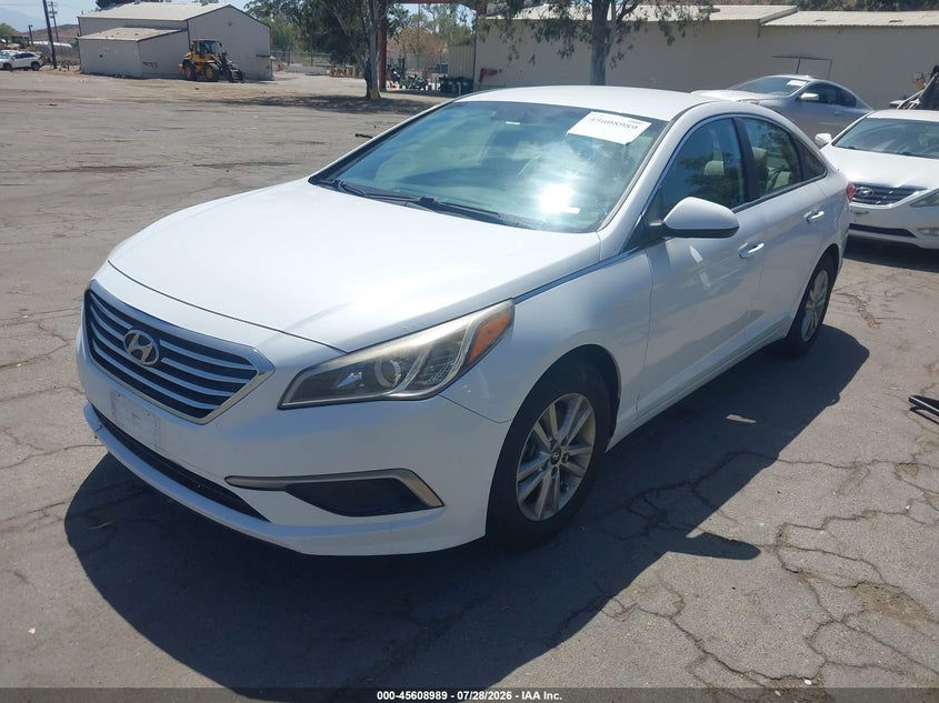Vin: 5npe24af4hh588901, lot: 46107412, hyundai sonata 20172